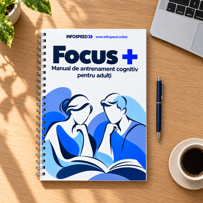 Focus Plus pentru Adulți - manual de antrenament cognitiv