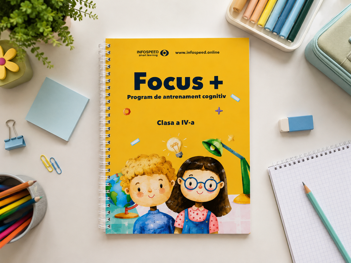 Focus+ Clasa a IV-a — caiet de antrenament cognitiv pentru copii de 10-11 ani